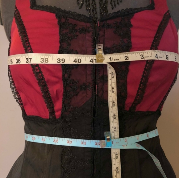 🔥Vintage TRIPP nyc Black and Red Corset - Picture 6 of 11